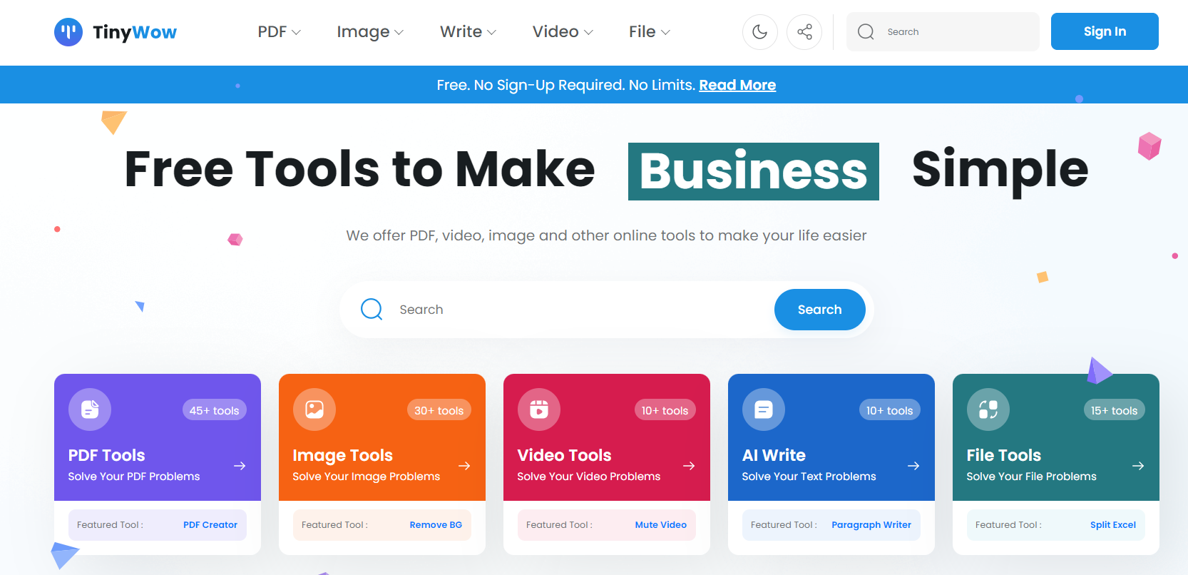 How to Use AI Marketing Tools From tinywow.com