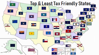 The 10 Top and Least Tax Friendly States in US For Small Businesses 